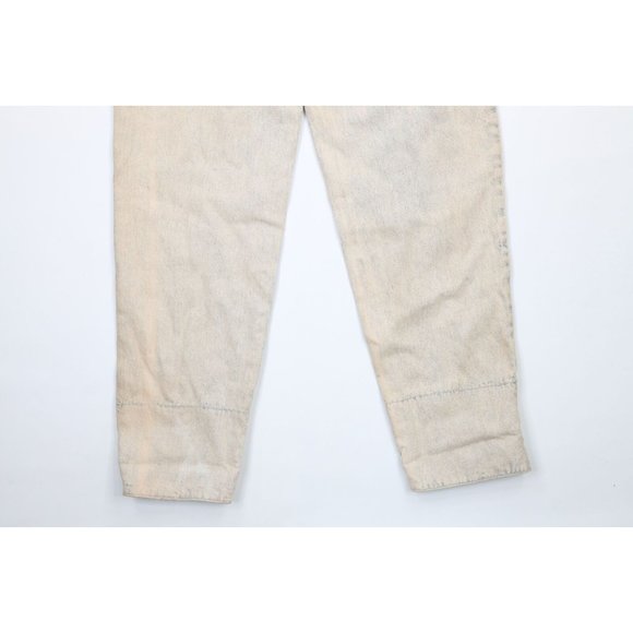 NOS Vtg 90s Streetwear Mens 32x36 Stonewashed Rainbow Baggy Fit Flip Cuff Jeans - Picture 11 of 11